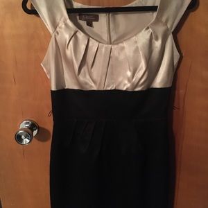Jessica empire waist knee length dress